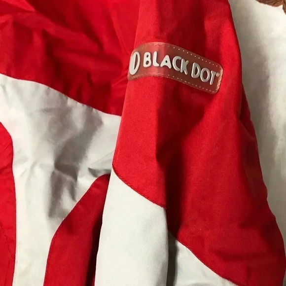 Black Dot Pacific Trail Red Winter Snow Ski Coat Men's Size M - Picture 3 of 10